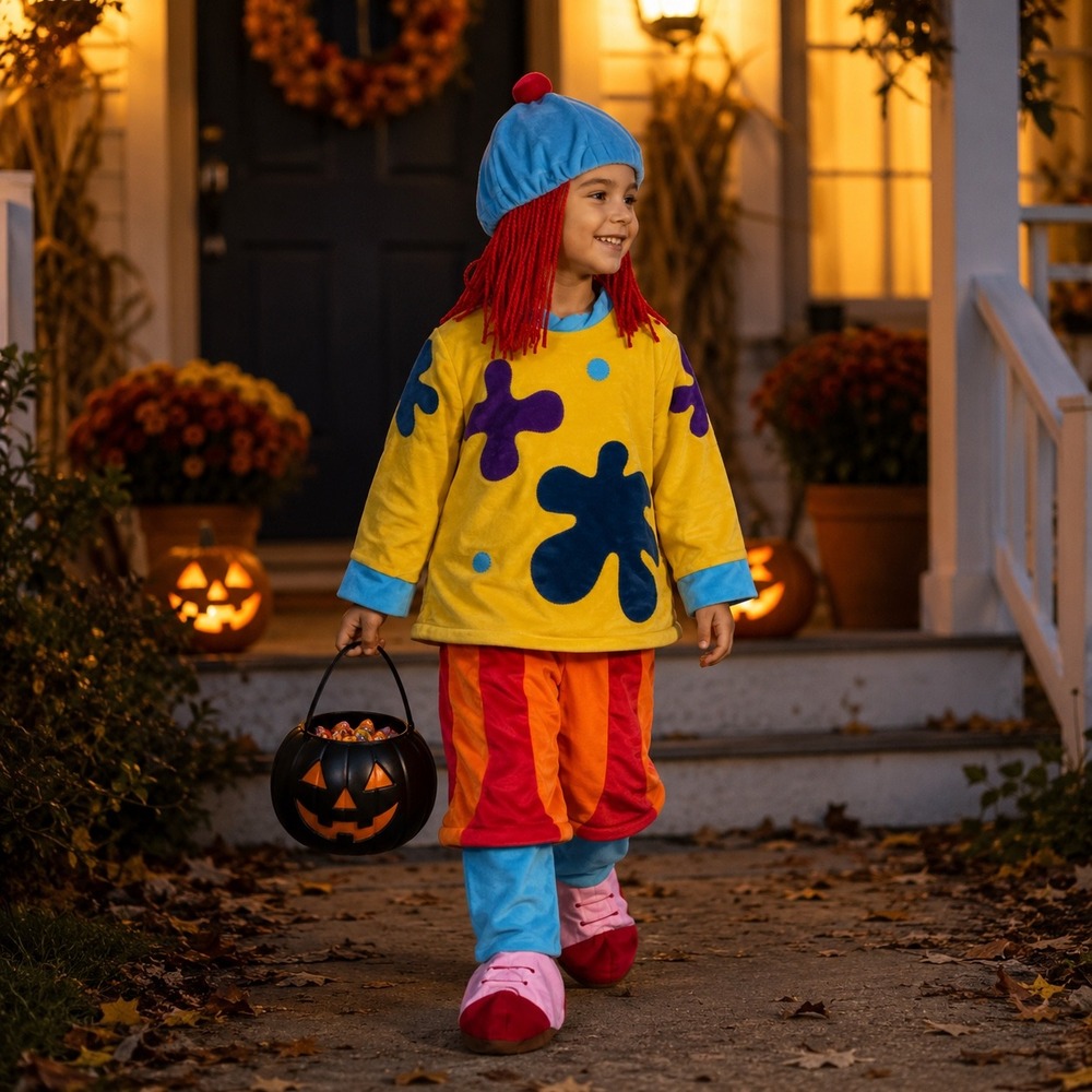 JoJo's Circus Costume XS Disney Store JoJo Clown Toddler Halloween Dress Up